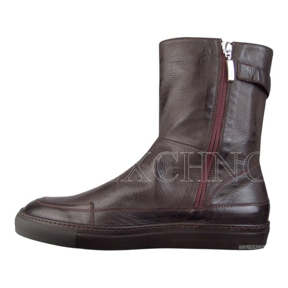 $750.00 CESARE PACIOTTI FASHION LEATHER BOOTS ITALIAN DESIGNER MEN\'S SHOES